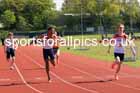 Mens Under-20s 100 metres, 2023 North Eastern Track and Field Champs., Middlesbrough Sports Village, Middlesbrough. Photo: David T. Hewitson/Sports for All Pics